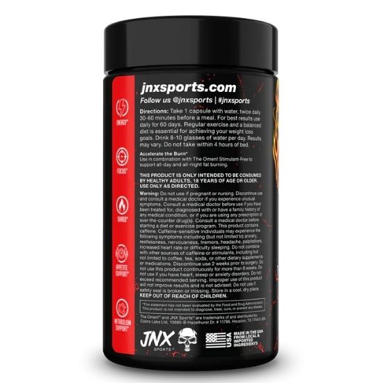 The Omen! Fat Burner, 60 vcaps, JNX Sports - Vitax.ro