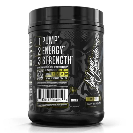 Godzilla Pre-Workout, Passion Pineapple, 846g, RYSE