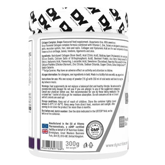Collagen Complex, Grape, 300g, Dorian Yates