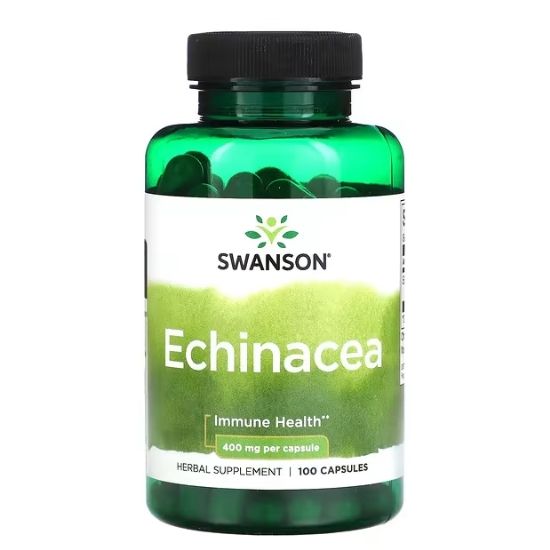 Echinacea, 400mg, 100 caps, Swanson - Vitax.ro