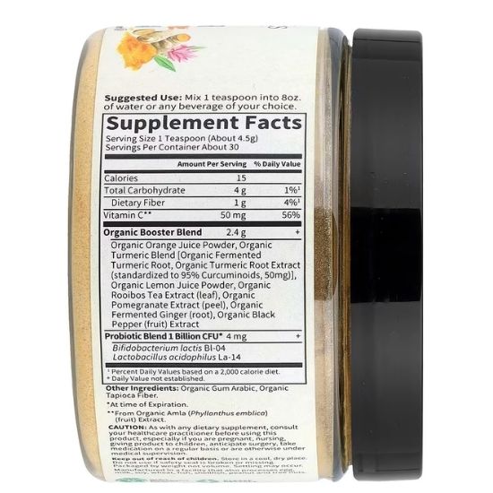 Mykind Organics Turmeric Booster, 135g, Garden of Life - Vitax.ro