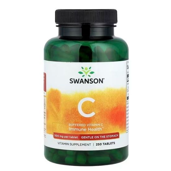 Buffered Vitamin C, 500mg, 250 tabs, Swanson - Vitax.ro