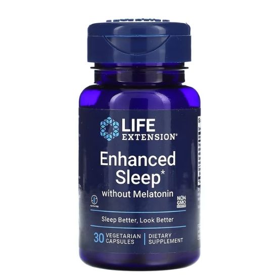 Enhanced Sleep without Melatonin, 30 vcaps, Life Extension - Vitax.ro