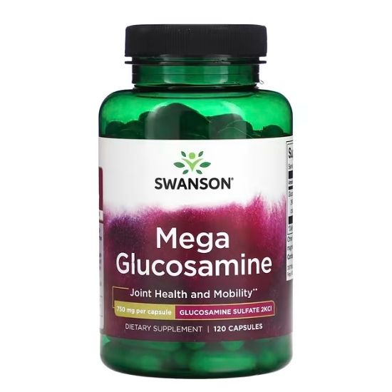 Mega Glucosamine, 750mg, 120 caps, Swanson - Vitax.ro