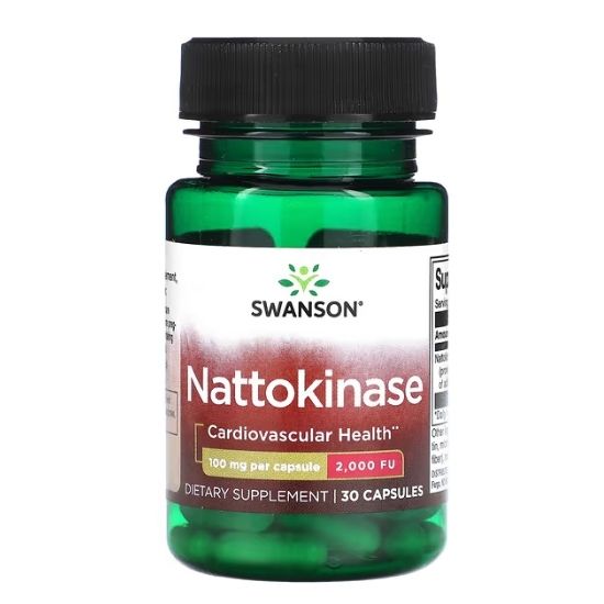 Nattokinase, 100mg, 30 caps, Swanson - Vitax.ro