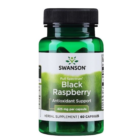 Full Spectrum Black Raspberry, 425mg, 60 caps, Swanson - Vitax.ro