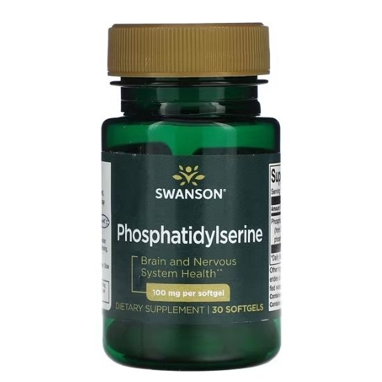 Phosphatidylserine, 100mg, 30 softgels, Swanson - Vitax.ro