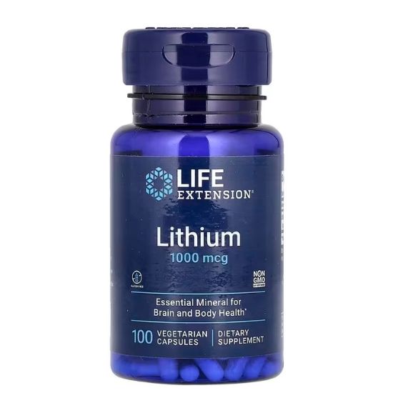 Lithium 1000mcg, 100 vcaps, Life Extension - Vitax.ro
