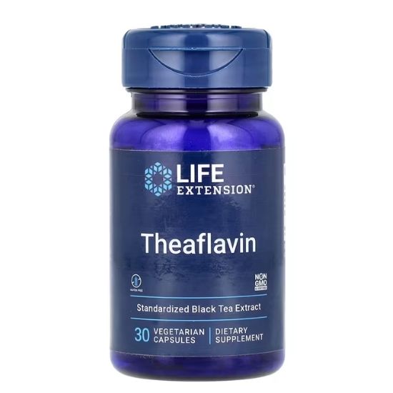 Theaflavin Standardized Extract, 30 vcaps, Life Extension - Vitax.ro