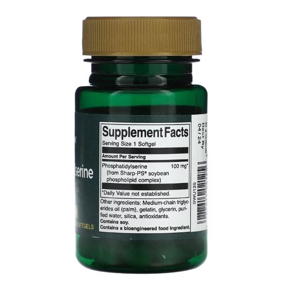 Phosphatidylserine, 100mg, 30 softgels, Swanson - Vitax.ro