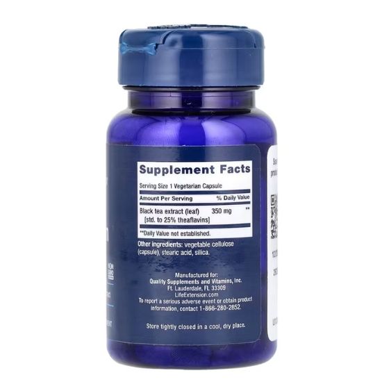 Theaflavin Standardized Extract, 30 vcaps, Life Extension - Vitax.ro