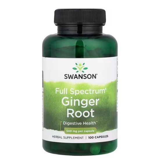 Ginger Root, 540mg, 100 caps, Swanson - Vitax.ro