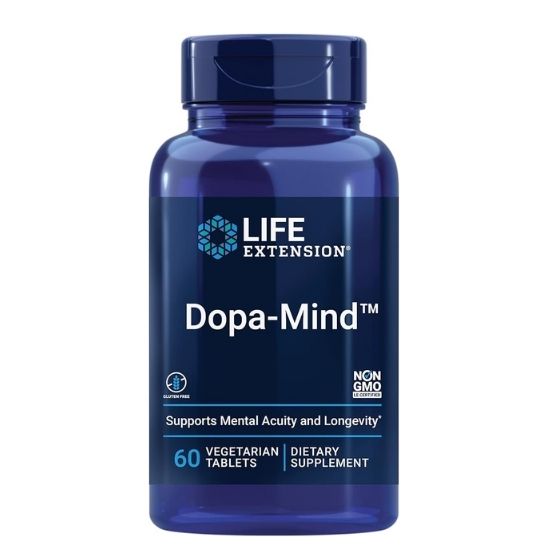 Dopa-Mind, 60 vegetarian tabs, Life Extension