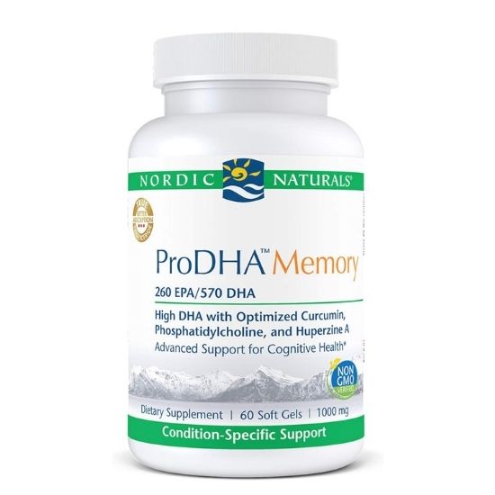 ProDHA Memory, 60 softgels, Nordic Naturals - Vitax.ro
