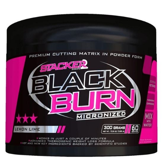 Black Burn Micronized, Lemon, 300g, Stacker2 Europe - Vitax.ro