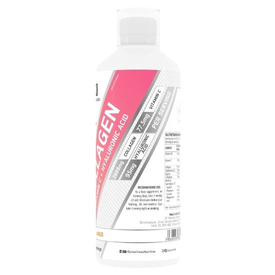 Liquid Collagen + Vitamin C + Hyaluronic acid, Mango, 500 ml, Dorian Yates