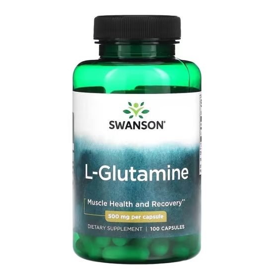 L-Glutamine, 500mg, 100 caps, Swanson - Vitax.ro