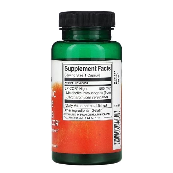 Postbiotic Immune Formula EPICOR, 60 caps, Swanson - Vitax.ro