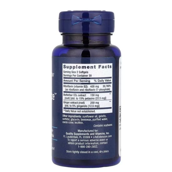 Migra-Eeze, 60 softgels, Life Extension - Vitax.ro