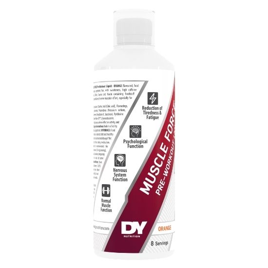 Muscle Force Liquid Pre-Workout, Orange, 500 ml, Dorian Yates