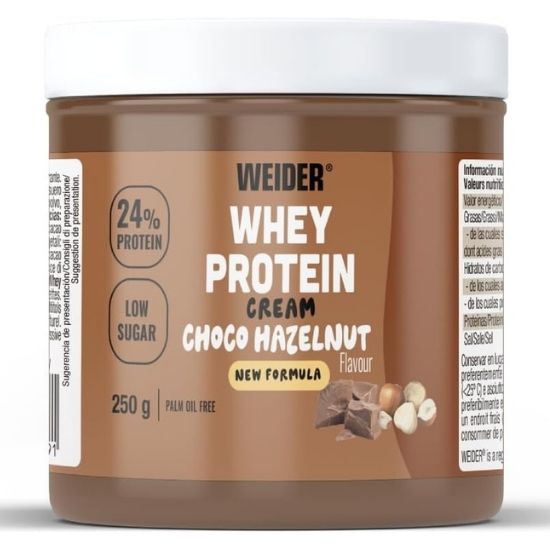 Whey Protein Cream, Choco-Hazelnut, 250g, Weider