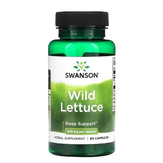 Wild Lettuce, 450mg, 60 caps, Swanson - Vitax.ro