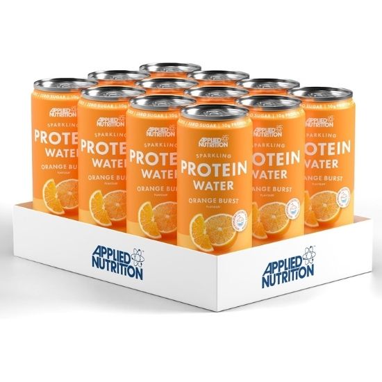 Sparkling Protein Water, Orange Burst, 12 x 330 ml, Applied Nutrition