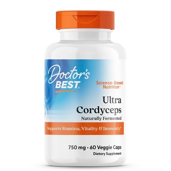 Ultra Cordyceps, 750mg, 60 vcaps, Doctor's Best - Vitax.ro