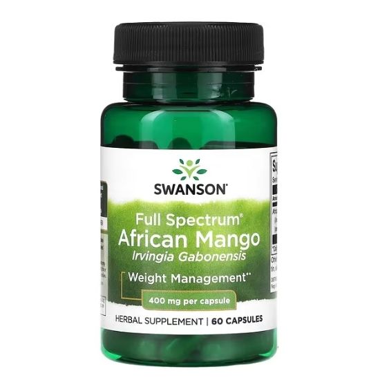 Full Spectrum African Mango (Irvingia Gabonensis), 400mg, 60 caps, Swanson - Vitax.ro