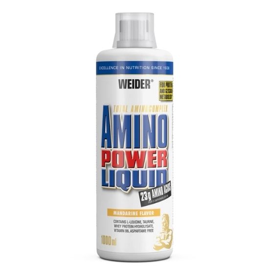 Amino Power Liquid, Mandarine, 1000 ml, Weider - Vitax.ro