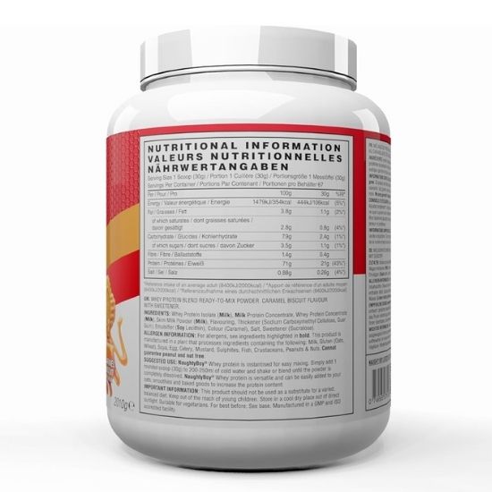 Advanced Whey, Caramel Biscuit, 2010g, Naughty Boy - Vitax.ro