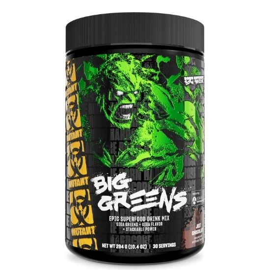 Big Greens, Just Chocolate, 294g, Mutant - Vitax.ro