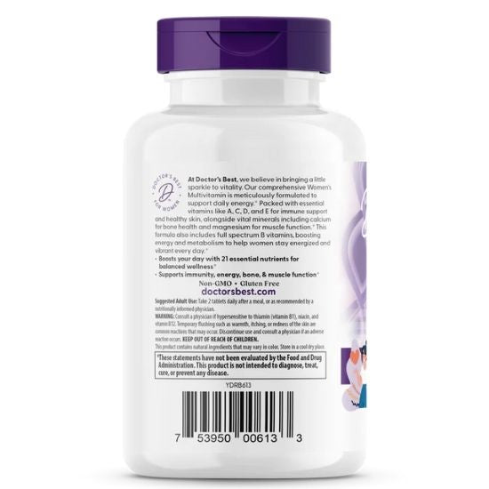 Women's Multi-Vitamin, 120 tabs, Doctor's Best - Vitax.ro