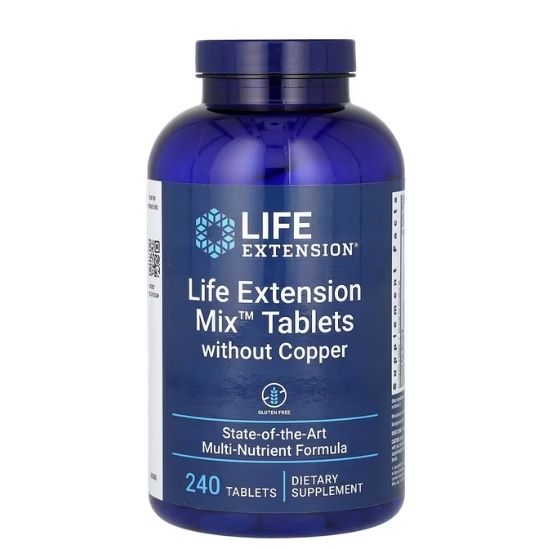 Life Extension Mix Tablets without Copper, 240 tablets, Life Extension - Vitax.ro