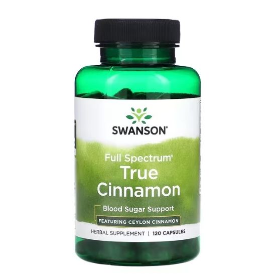 True Cinnamon Full Spectrum, 120 caps, Swanson - Vitax.ro