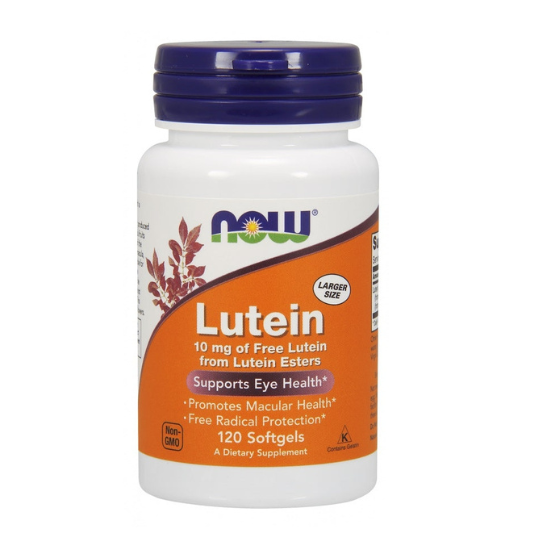 Lutein, 10mg, 120 softgels, NOW Foods