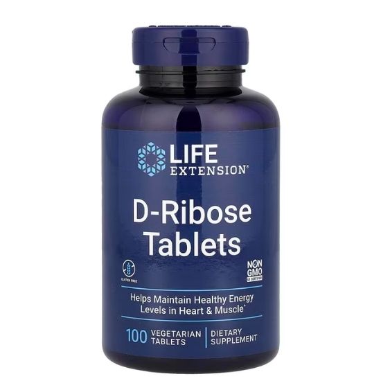 D-Ribose Tablets, 100 vegetarian tabs, Life Extension - Vitax.ro