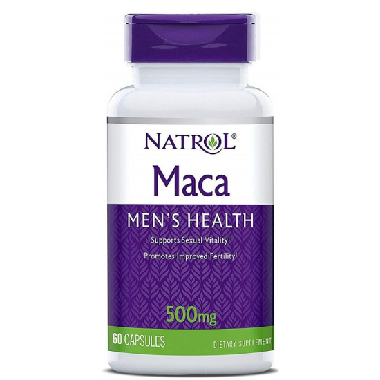 Maca, 500mg, 60 caps, Natrol - Vitax.ro