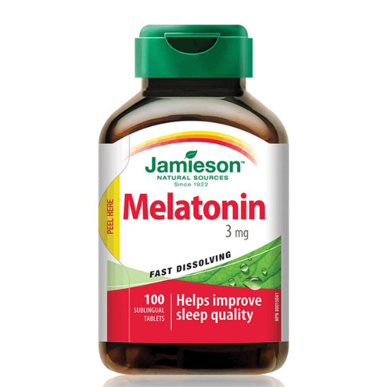 Melatonina 3Mg, Jamieson, 100 Comprimate, Jamieson - Vitax.ro