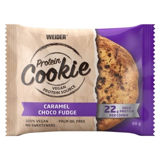 Protein Cookies, Caramel Choco Fudge, 90g, Weider