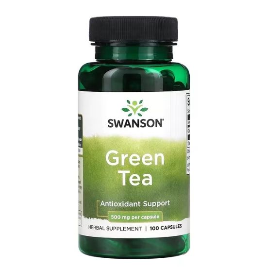 Green Tea, 500mg, 100 caps, Swanson - Vitax.ro