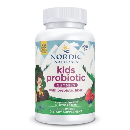 Probiotic Gummies Kids, Merry Berry Punch, 60 gummies, Nordic Naturals - Vitax.ro