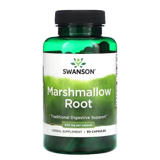 Marshmallow Root, 500mg, 90 caps, Swanson - Vitax.ro