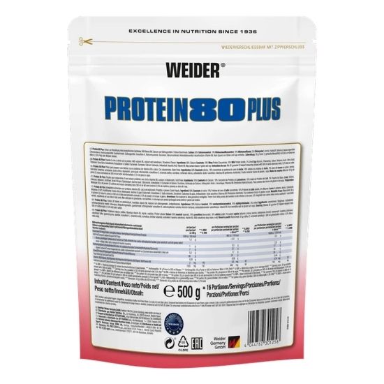 Protein 80 Plus, Strawberry, 500g, Weider