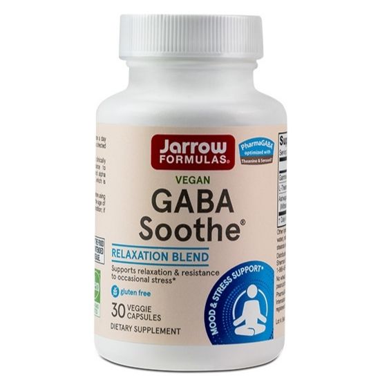 GABA Soothe, 30 vcaps, Jarrow Formulas - Vitax.ro