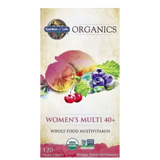 Mykind Organics Women's Multi 40+, 120 vegan tabs, Garden of Life - Vitax.ro