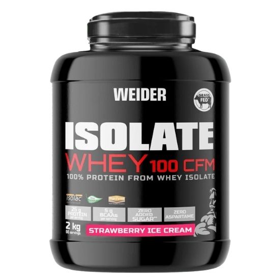 Isolate Whey 100 CFM, Strawberry Ice Cream, 2000g, Weider