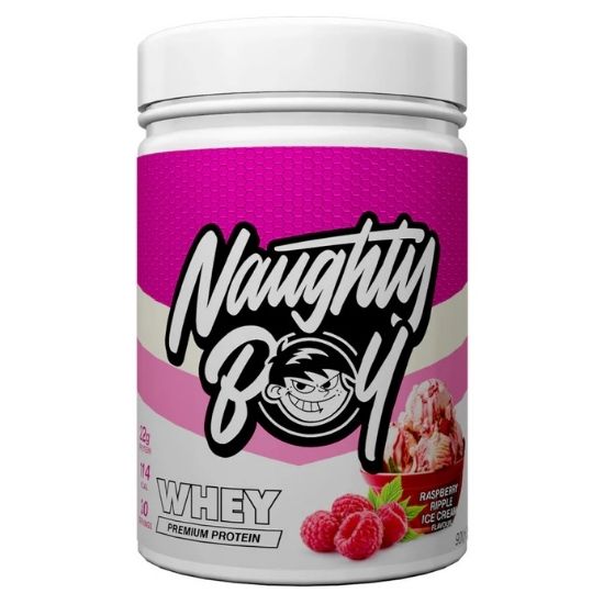 Advanced Whey, Raspberry Ripple Ice Cream, 900g, Naughty Boy - Vitax.ro