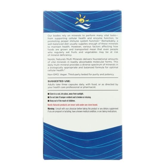 Multi Minerals without Iron & Copper, 90 caps, Nordic Naturals - Vitax.ro