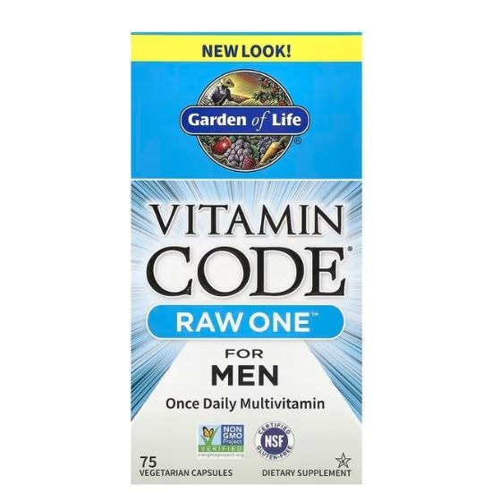 Vitamin Code RAW ONE for Men, 75 vcaps, Garden of Life - Vitax.ro